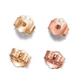 Πεταλούδα DIY Συσκευές για σκουλαρίκι πίσω 925 Sterling Ασημένιο