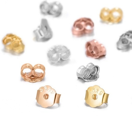 Πεταλούδα DIY Συσκευές για σκουλαρίκι πίσω 925 Sterling Ασημένιο