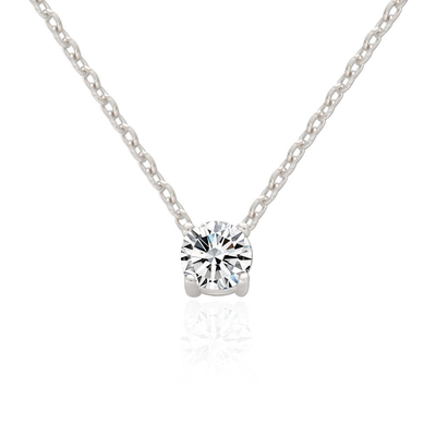ODM 8mm Ασημένια Αλυσίδα Καθαρή CZ 18k Χρυσή Αλυσίδα