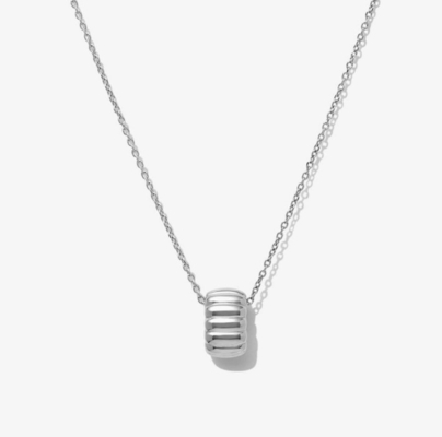 Χρυσό επιχρυσωμένο 925 Sterling Silver απλό μονόχρωμο κύκλο γοητευτικό μενταγιόν περιδέραιο OEM