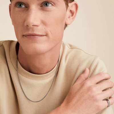 Χειροποίητο 18K χρυσαφένιο στρογγυλό κουτί κολιέ αλυσίδα με γρήγορη αποστολή και προσαρμόσιμο λογότυπο