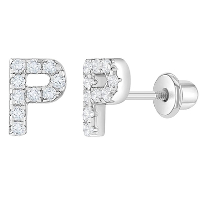 Λευκό CZ Αλυσίδα Στάουντ σκουλαρίκια Micron Pave Custom Αλυσίδα Στάουντ σκουλαρίκια