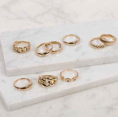 Εντυπωσιακό μπαρόκ 14K χρυσό διαστροφή 925 Sterling Silver γυναικείο δαχτυλίδι Μαλακία δωρεάν κοσμήματα