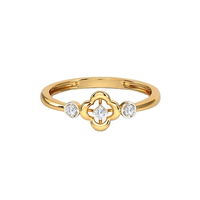 Δαχτυλίδια για Unisex 925 Sterling Silver Triad Clover Δαχτυλίδι για Βραζιλιανό Δαχτυλίδι