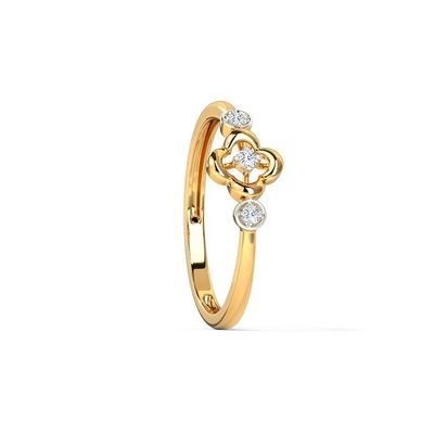 Δαχτυλίδια για Unisex 925 Sterling Silver Triad Clover Δαχτυλίδι για Βραζιλιανό Δαχτυλίδι