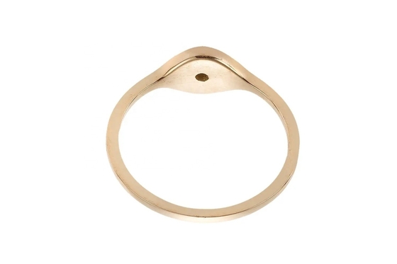 925 Sterling Silver Evil Eye Διαμαντένιο Δαχτυλίδι με Ασημένιο Επιχρισμό Κλασικό Στυλ