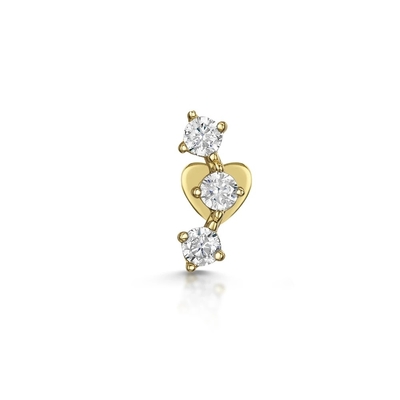 OEM Constella Stud Earrings 925 18k λευκό χρυσό Stud Earrings