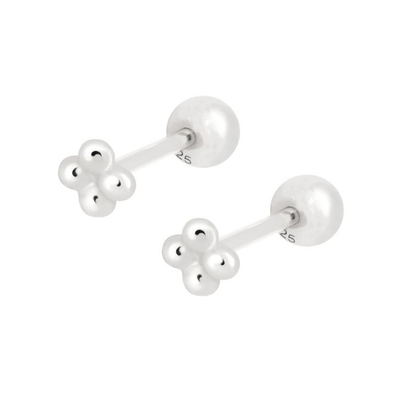 6mm Ασημένια μικροσκοπικά κοσμήματα