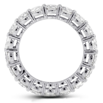 925 Ασημένιο 4mm CZ Eternity Band δαχτυλίδι Οικολογικά φιλικό