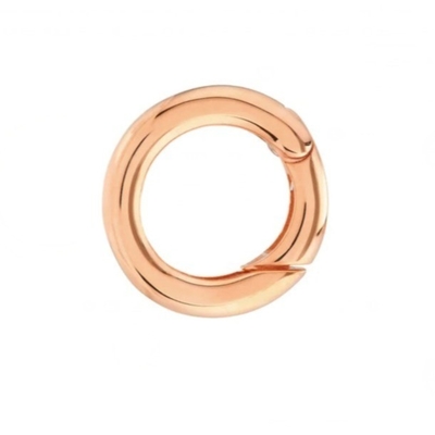 14K Χρυσό επιχρυσωμένο στρογγυλό Charm Enhancer Connector Necklace Τύπος κοσμημάτων