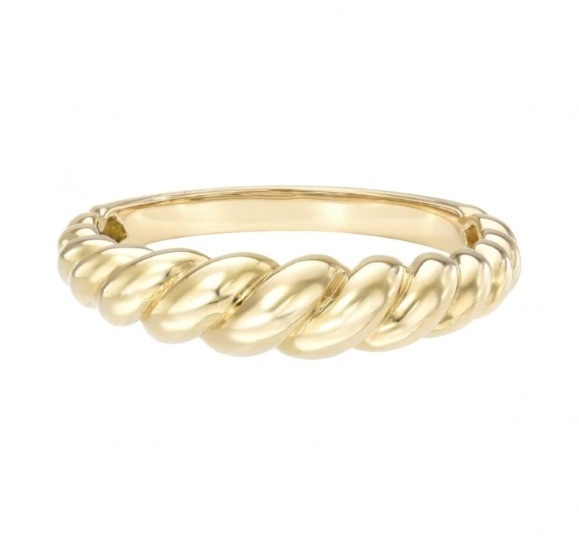Εντυπωσιακό μπαρόκ 14K χρυσό διαστροφή 925 Sterling Silver γυναικείο δαχτυλίδι Μαλακία δωρεάν κοσμήματα