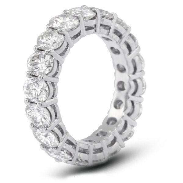 925 Ασημένιο 4mm CZ Eternity Band δαχτυλίδι Οικολογικά φιλικό