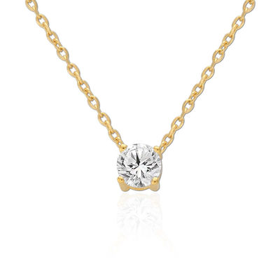 ODM 8mm Ασημένια Αλυσίδα Καθαρή CZ 18k Χρυσή Αλυσίδα