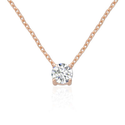 ODM 8mm Ασημένια Αλυσίδα Καθαρή CZ 18k Χρυσή Αλυσίδα