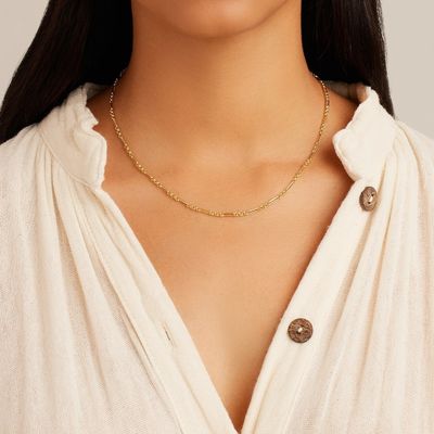 18in 925 Sterling Silver Chain Necklace 2.2mm πλάτος 18K χρυσό αλυσίδα Necklace
