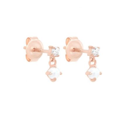 Η μητέρα των λευκών μαργαριταριών 925 Sterling Silver Drop Γυναικεία χειροποίητα σκουλαρίκια για κορίτσια