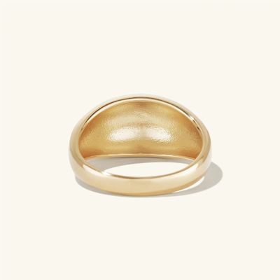 Τολμηρό σχεδιασμό 925 Sterling Silver Dome Ring