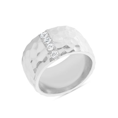 Μέγεθος 6 - Μέγεθος 10 Ανδρικής Αιωνιότητας Band 18K Χρυσό επιχρυσωμένο Λευκό δαχτυλίδια