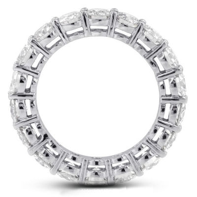925 Ασημένιο 4mm CZ Eternity Band δαχτυλίδι Οικολογικά φιλικό