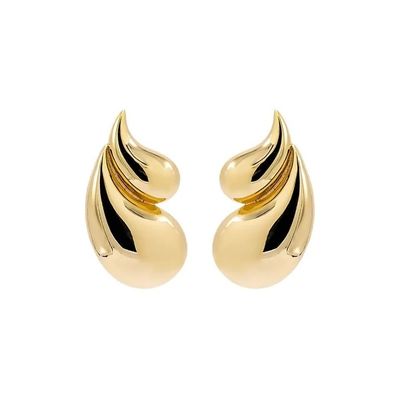 2024 Double Teardrop Fashion 18K Χρυσά περιδέραια και προσαρμοσμένο λογότυπο