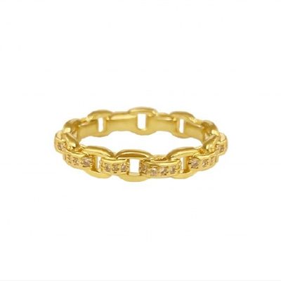 Αλυσίδα 18K Χρυσό Νερά Ατομικό Super Fairy 925 Ασημένιο Δαχτυλίδι