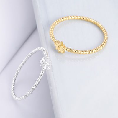 925 Ασημένιο Φεγγάρι Ηλιακό Δαχτυλίδι 18K Χρυσό Κοσμήματα Unisex