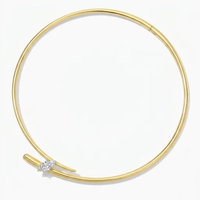 YUNCHENG Νέα άφιξη 18K Χρυσό επιχρυσωμένο Choker για γυναίκες Κοσμήματα μόδας