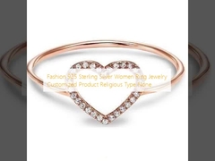 Μοντέλα 925 Sterling Silver Women Ring Κοσμήματα Προσαρμοσμένο προϊόν Θρησκευτικός τύπος Κανένας